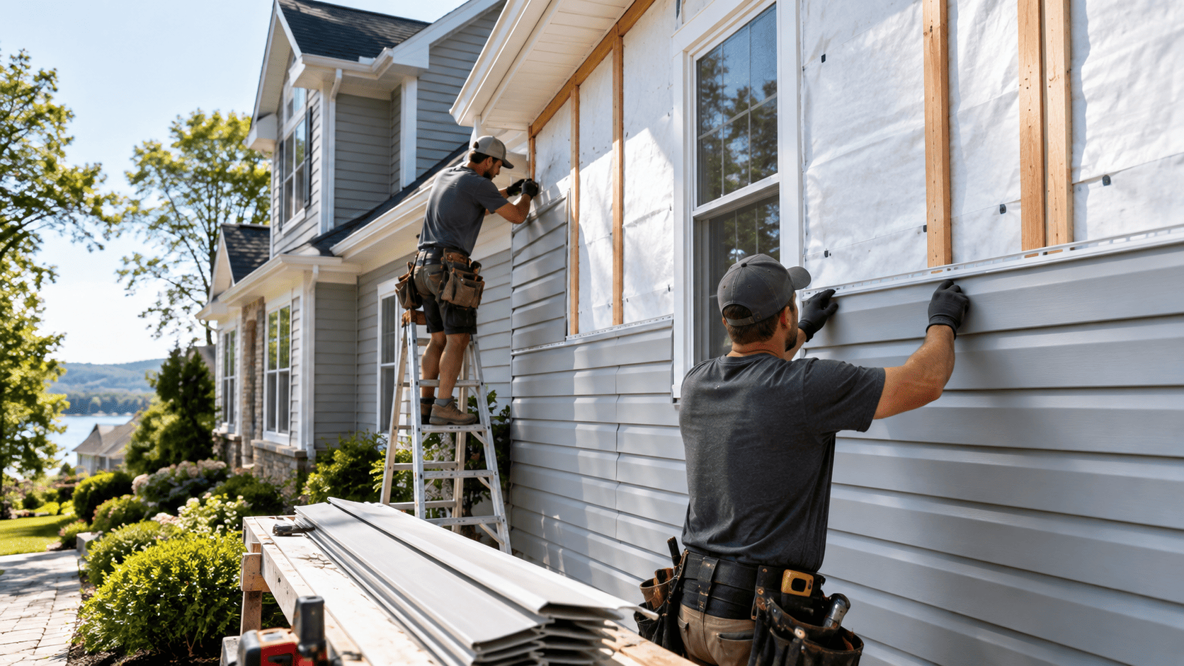 Vinyl siding installation cost for a Connecticut home