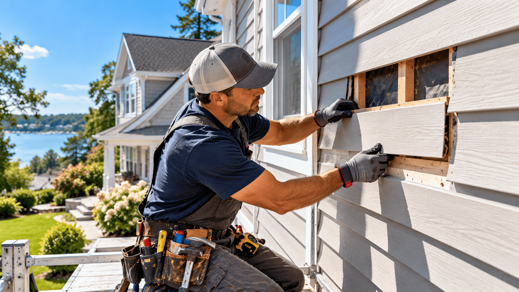 Professional siding repair services in Stamford CT